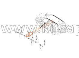 Накладка крыши левая Haval H9 5501150XKV08A